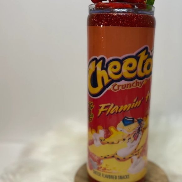 Hot Cheetos Tumbler w/straw